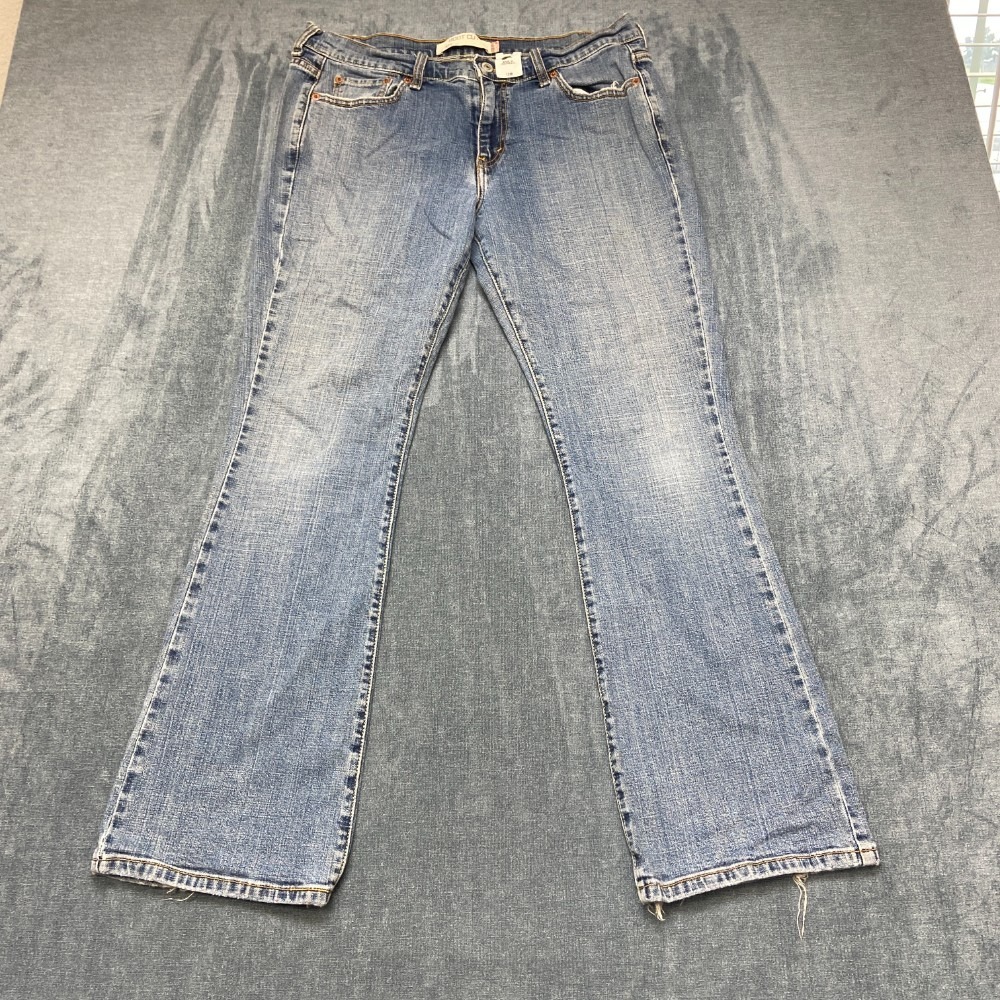 VTG Levi's 515 Bootcut Jeans Womens 12M 32x29 Blue Denim Cotton Stretch Trendy